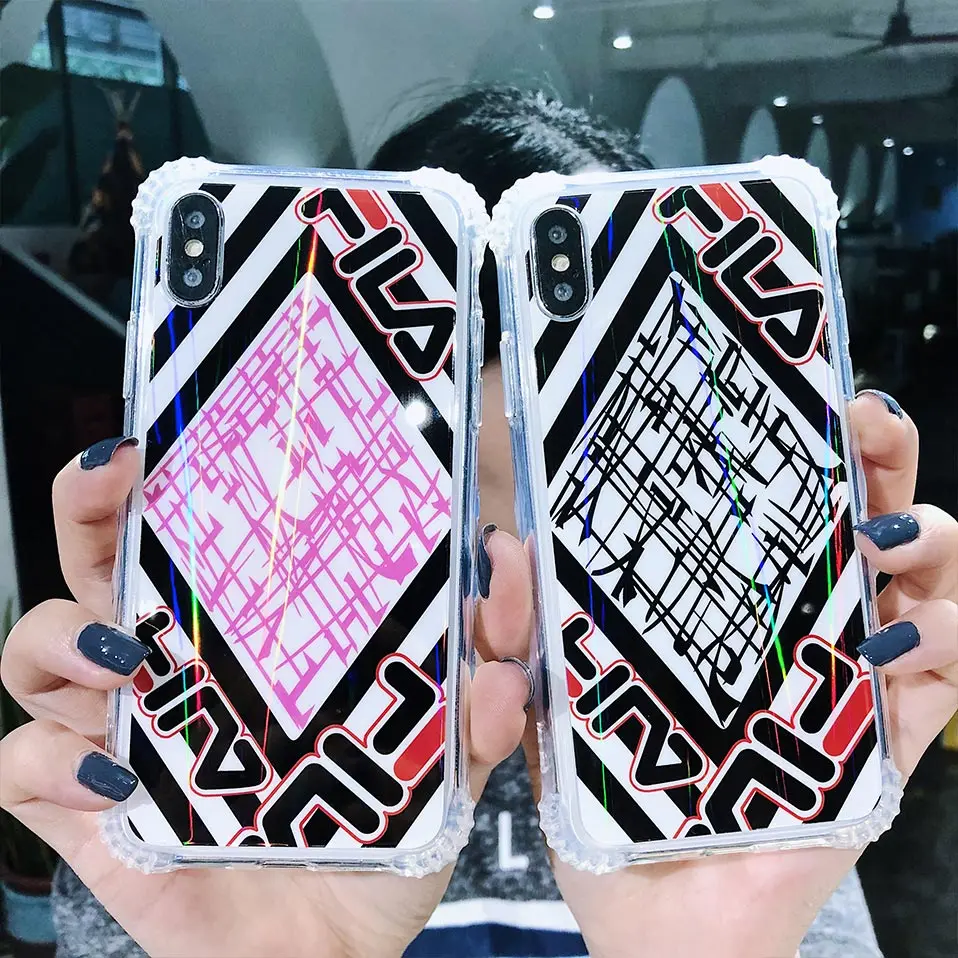 Silicone anti-fall phone case For iPhone 6 6S 7 8 Plus Drop-proof Back Covers Funda X Coque Capa iphone |