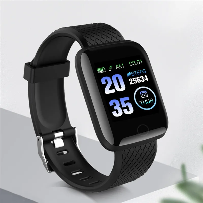 

ID116 Plus Smart Sports Bracelet Color Screen Fitness Activity Tracker Sleep Monitor IP67 Waterproof For iPhone Android