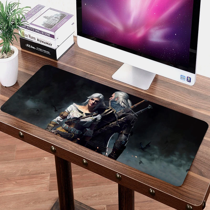 

70x30cm DIY Customize Rubber Mouse Pad Anti-slip Mice Mat Pattern Computer Mousepad Gaming The Witcher 3 Wild Hunt Mouse Mat