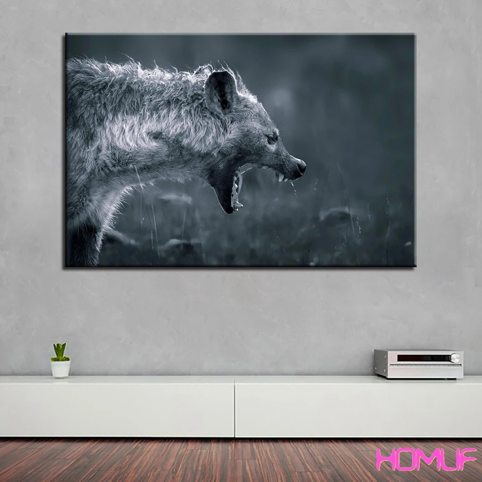 Алмазная вышивка продажа животных Hyena модульный домашний декор алмазная крестом