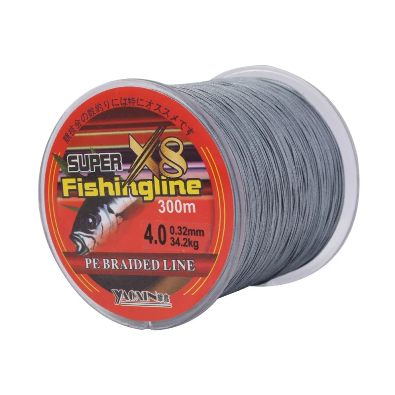 

8-Strands Fishing Lines 300M Super Strong Multifilament PE Braided Fishing Line Abrasion Resistant Braided Lines New Hotuff01