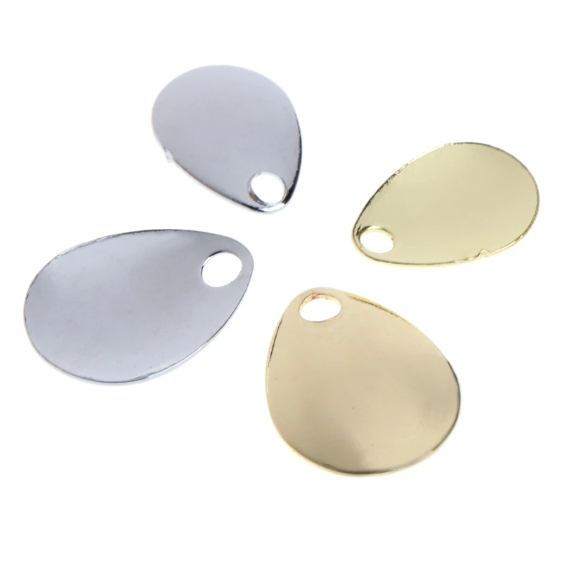 

10Pcs/Set Noise Sequins Spinner Fishing Lures Accessories 0.5g 0.8g Metal Tackle