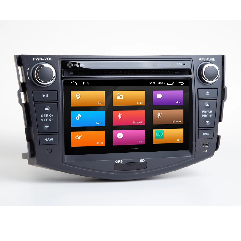 Автомобильный DVD плеер IPS DSP 2 Din Android 10 Carplay для Toyota RAV4 1026*400 экран Видео Стерео GPS