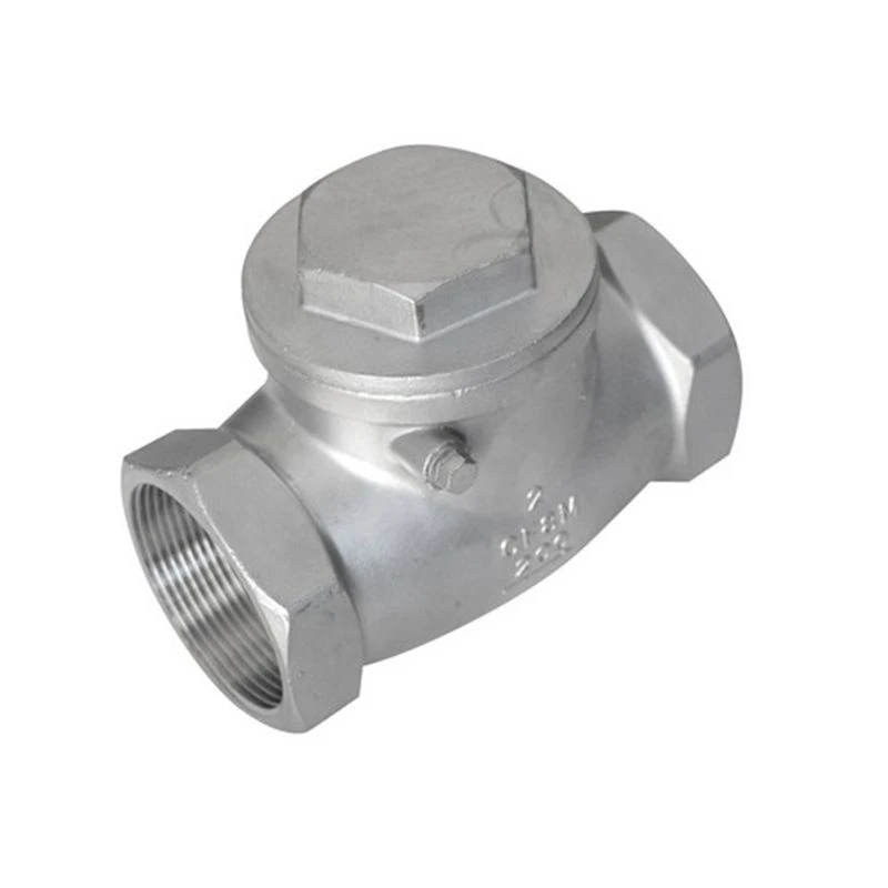 Fittings 1 Inch BSP Female Thread 201 Stainless Steel Swing Horizontal Check Valve DN25 Non-Return Valve Specification : 1 BAIJIAXIUSHANG-TIES Valves Fittings 1 Inch BSP Female Thread 201 Stainless Steel Swing Horizontal Check Valve DN25 Non-Return Valve Specification : 1 BAIJIAXIUSHANG-TIES Valves