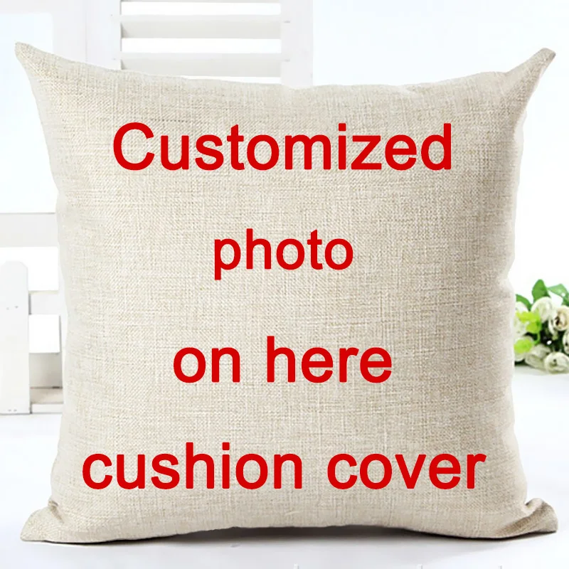 Buy Customized Cushion Cover Home Decor Linen Customized pillowcase as you