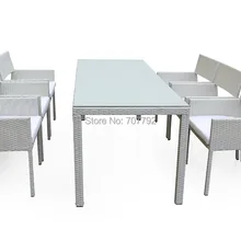 Горячая Распродажа SGD-13012B синтетического ротанга сад стол и стулья