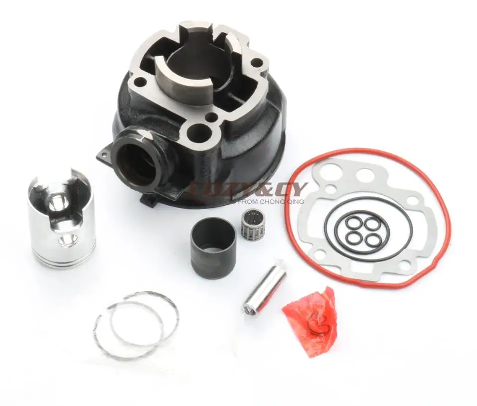 50cc цилиндр комплект для minarelli AM3 AM4 AM5 AM6 40,3 мм 12 мм 2T - Цвет: Cylinder Kit