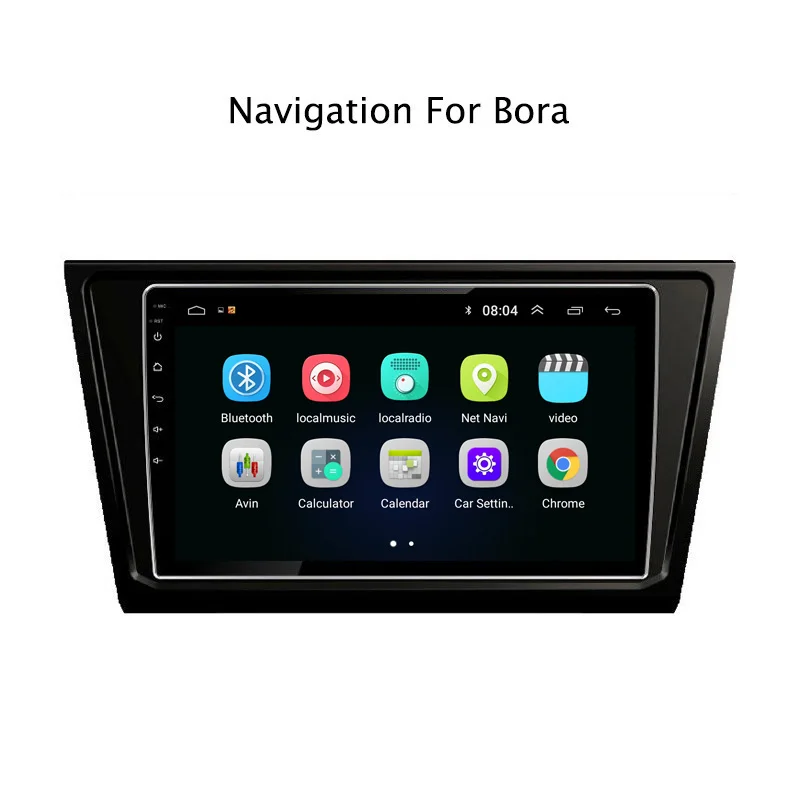 Sale 10.1" 2.5D IPS Android 8.1 Car DVD GPS Player For VW Bora 2016-2018 Car Radio Stereo Head Unit with Navigation 2