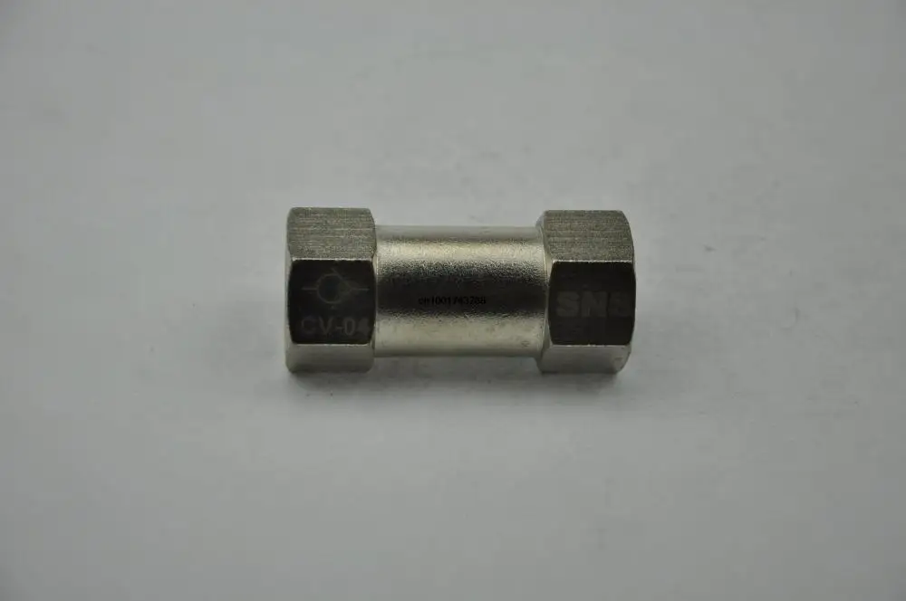 1/2 &quotBSPP cv 04 Женский латунь Пневматика One Way Air обратный Клапан SNS сжимая Быстрый