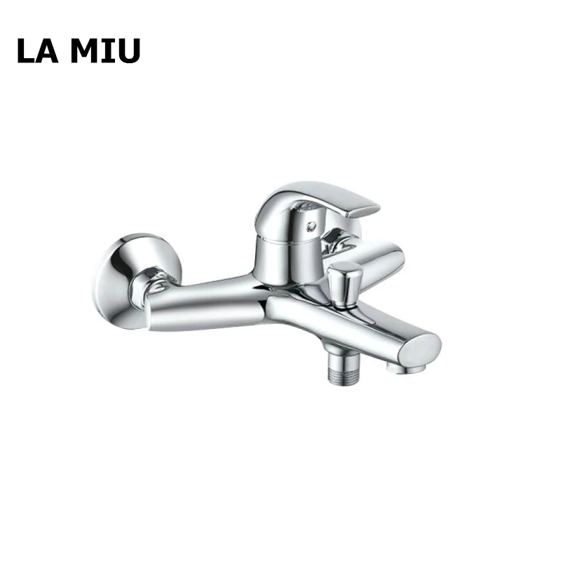 

LA MIU Free Shipping Brass bathroom shower faucet bathtub 2 Functions shower Mixing Bath Shower taps Grifo AM 3110