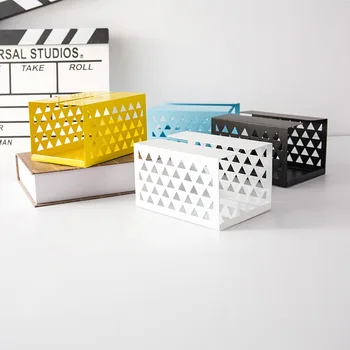 

Simple wrought iron tissue box home living room dining room tray home decoration ornaments b