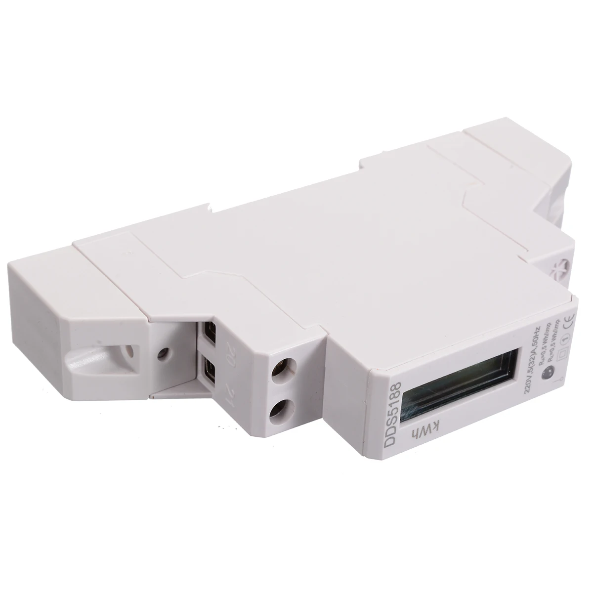 1pc High-quality Digital Display DDS5188 LED AC Meter Electric Meter KWH LCD 5 (32)A With S0 Port For DIN Rail