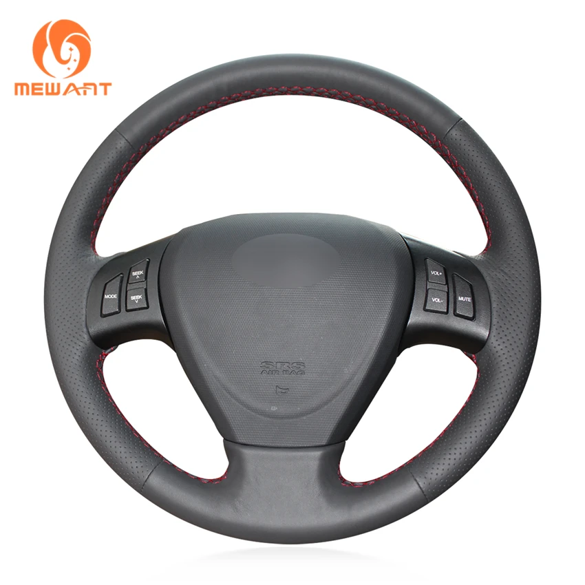 MEWANT черный чехол рулевого колеса автомобиля из искусственной кожи для Chery A3 Fengyun 2
