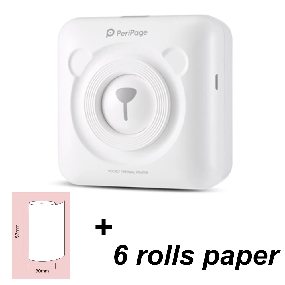white 6 roll paper