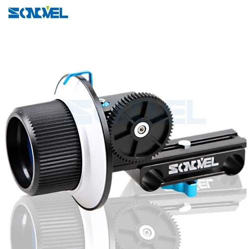 Sonovel 15 мм Rod Rig Video Cage+ верхняя ручка+ непрерывный фокус+ Матовая коробка для sony Canon Pentax Panasonic Fuji и т. Д - Цвет: Follow Focus F1
