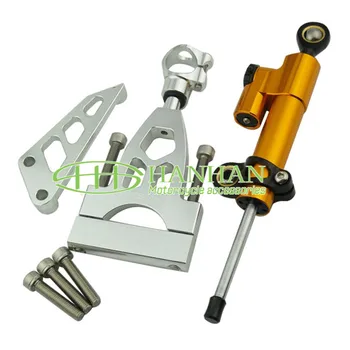 

Motorcycle Steering Damper Stabilize Bracket Suport For HONDA CB400 VTEC 1 2 3 4 CNC Stabilizer Linear Reversed Safety Contro