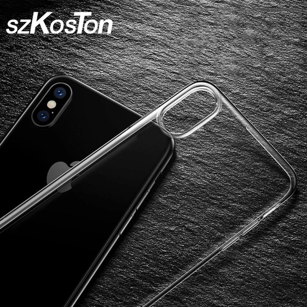 

Ultra thin Soft TPU Transparent Phone Case For iPhone X 7 8 7plus 8plus 6 6s plus Case Clear Silicon Cover Protection Shockproof
