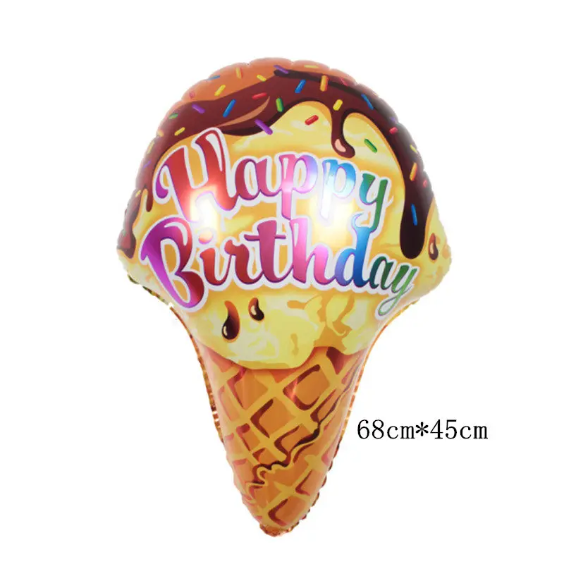 HDBFH Торт Мороженое десерт алюминиевые шары праздничное украшение для вечеринки, свадьбы воздушные шары высокого качества - Цвет: Figure balloon