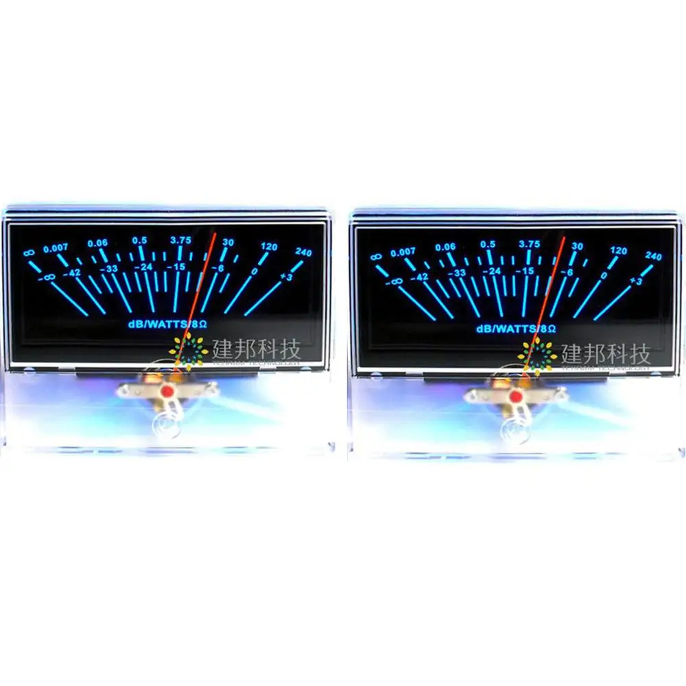 

2pc P-97 VU Meter Audio Volume Unit indicator Peak AMP DB Table Panel Level Meter
