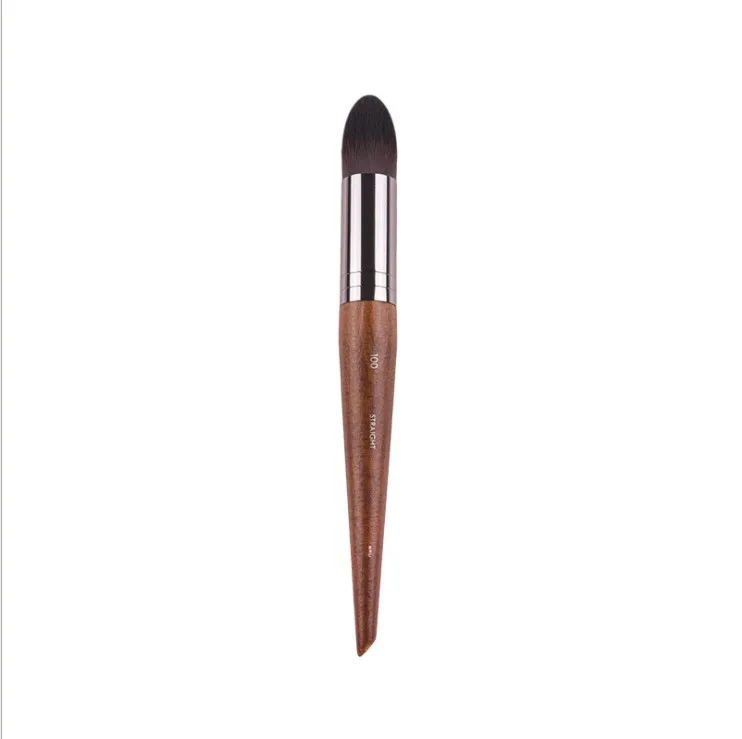MUF Высококачественные Профессиональные кисти для макияжа пудра Румяна Выделите основы теней для век детализация макияжа кисточка с деревянной ручкой - Handle Color: 100