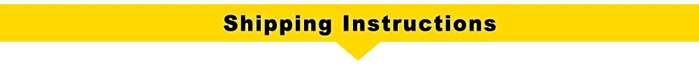 Shipping-Instructions