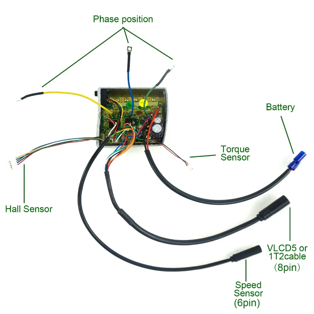 Flash Deal okfeet TSDZ-2 Mid drive Motor Inner Controller Replacement Electric Bicycle  Controller 250W/350W 500W  Motor Conversion Kit 12