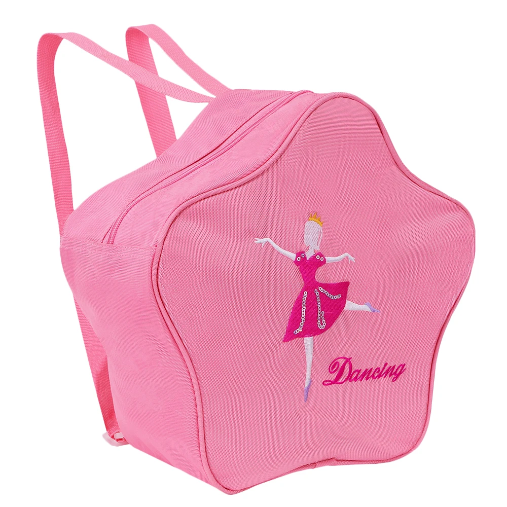 Stars Style Pink Ballet Dancer Bags For Girls Printed Child Cute