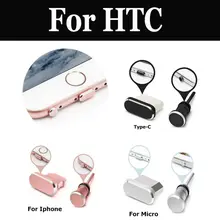 Универсальный Тип-C силиконовая Пылезащитная заглушка Usb зарядки Порты и разъёмы для HTC One X9 один A9s 10 U11 U Play U Ultra One X10 U11 жизнь U11 плюс
