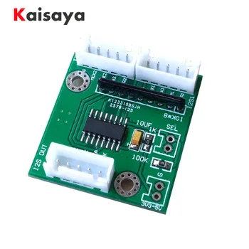 

Two-channel audio I2S/IIS switching module Sampling Rate Conversion Up Frequency Module For HiFi audio Amplifier A9-005