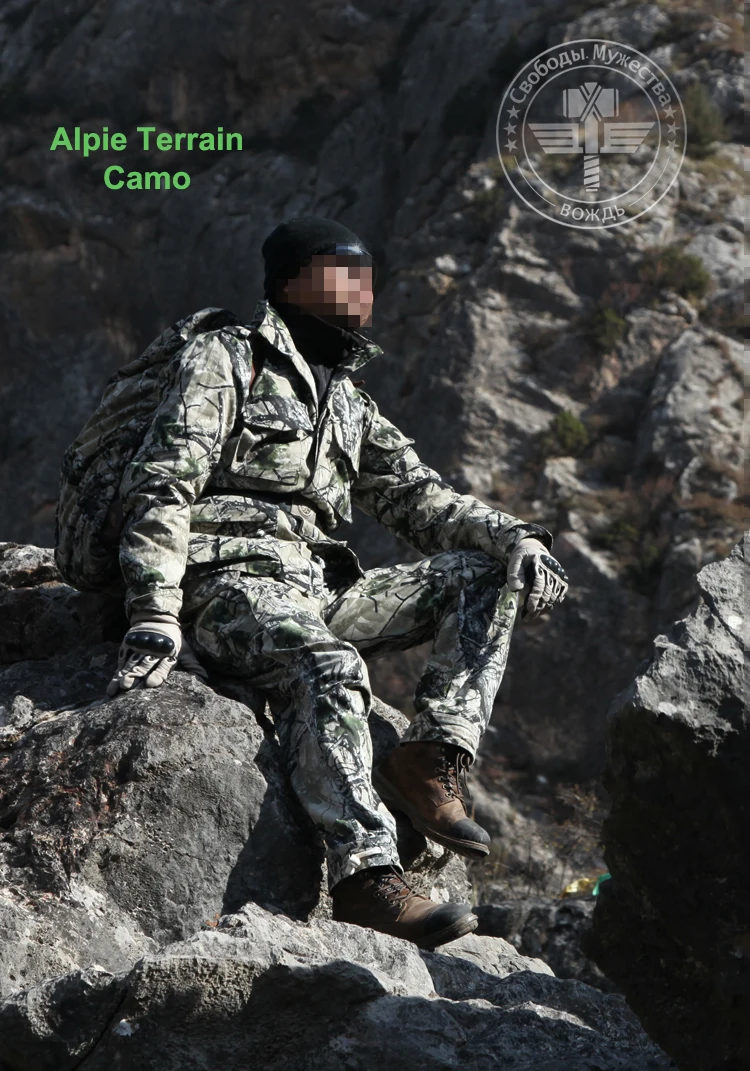 Alpie Terrain камуфляжная верхняя одежда куртка для патруля Bionic полиции Рипстоп|camo