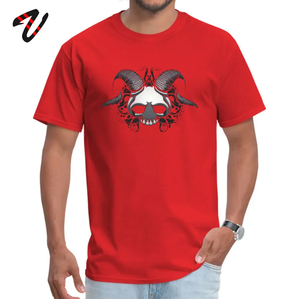 tboi wrath of the lamb! Cotton Tshirts for Male Short Sleeve Tops Shirts New Coming Lovers Day O-Neck Tee-Shirt Fashionable tboi wrath of the lamb!10932 red