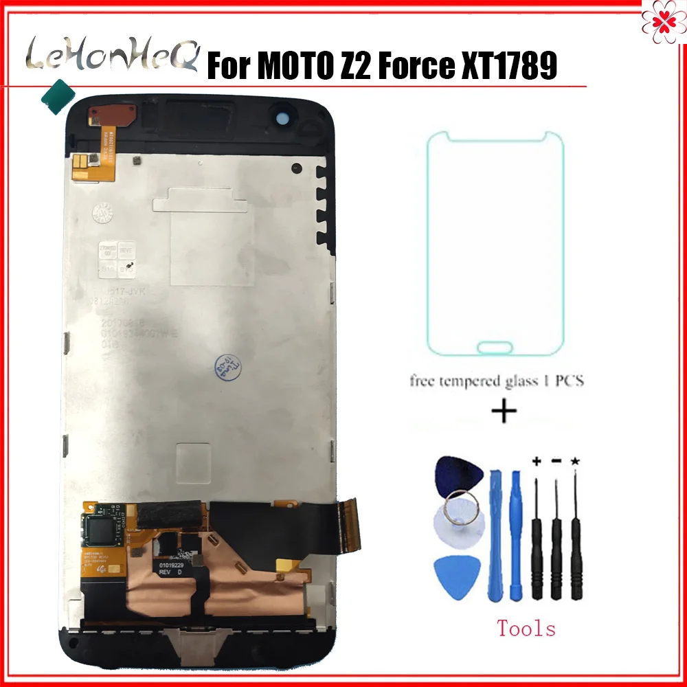 

Test LCD For Motorola MOTO Z2 Force XT1789 LCD Display Touch screen Digitizer Assembly With Frame