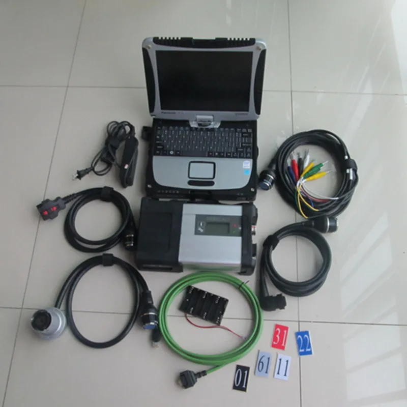  201912 MB Star C5 + para BMW Icom A2 B C herramienta de diagnóstico y programación con toughbook CF