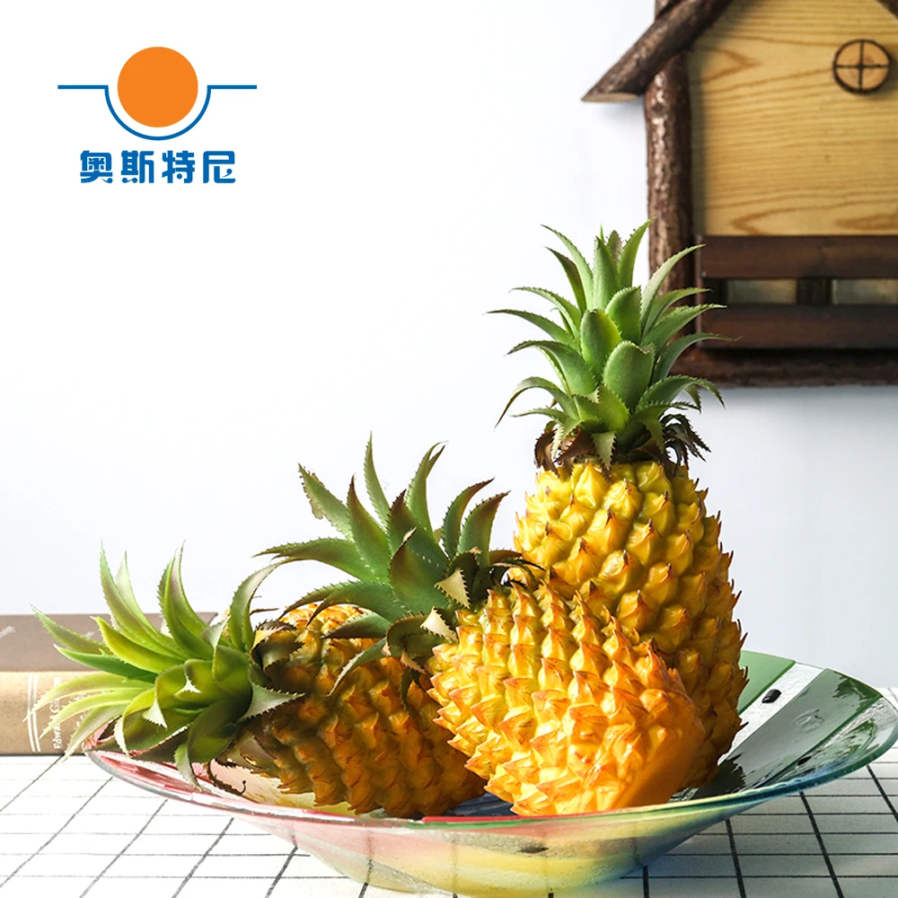 High imitation artificial Fake ananas Fruit artifical pineapple&artificial plastic fake simulated pineapple artificial fruits and vegetables
