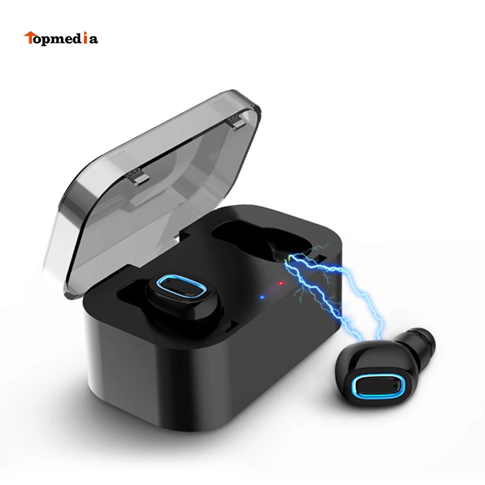 P8 Wireless Bluetooth Dual Mini Earphone Headsets Earbud With Storage Box Sport Earphones