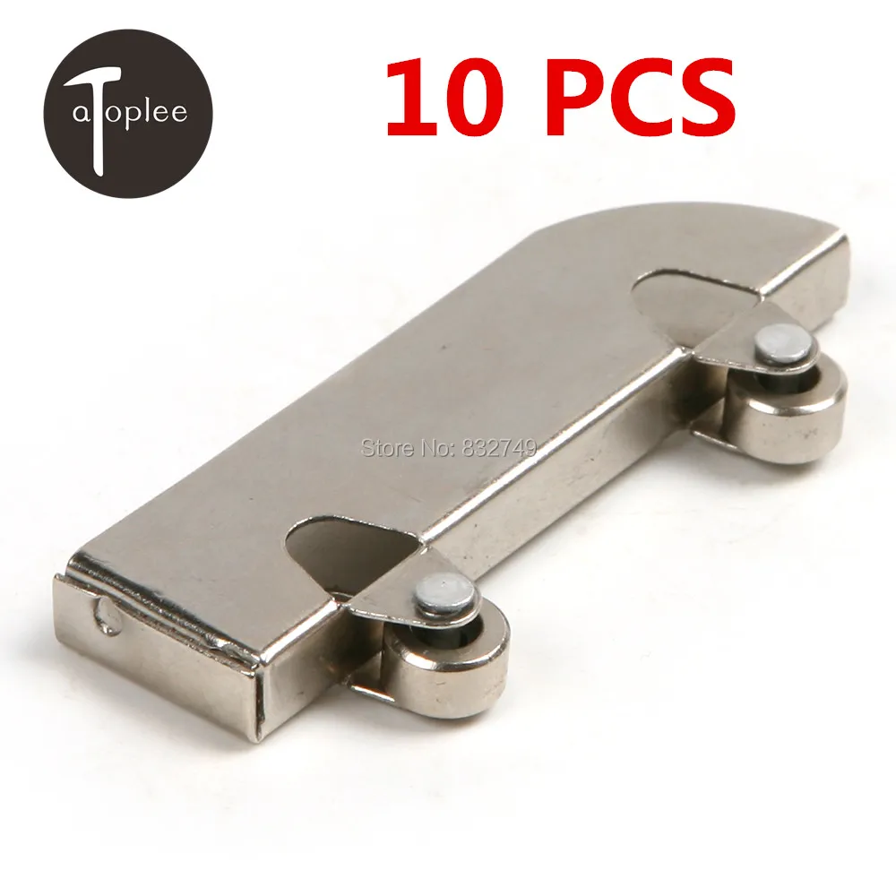 Atoplee 10 PCS Glass Sliding Door Roller Clamp Stainless Steel Wheel
