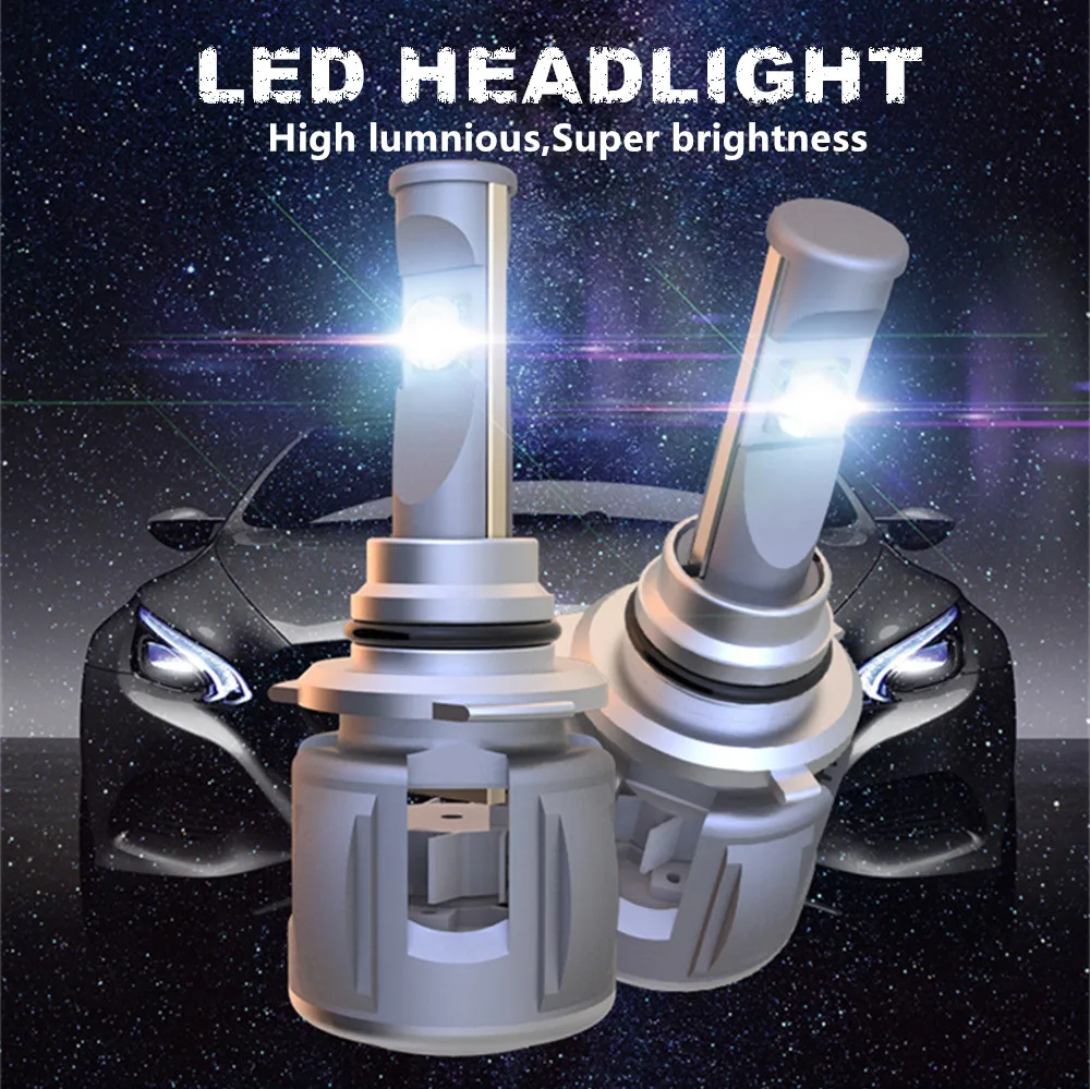 INLONG X70 H7 H4 Ha Condotto il Faro Lampadine H11 H8 Automobile Ha Condotto Le Lampade H1 9005 HB3 9006 HB4 D4S D2S D1S d3S 15600LM Fari Fendinebbia Luci 6000K-in Lampadine per fari auto (LED) da Automobili e motocicli su