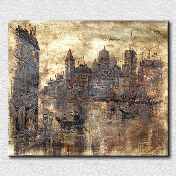 Abstract Venice oil painting modern picture oil painting canvas art for office room decoration wall pictures