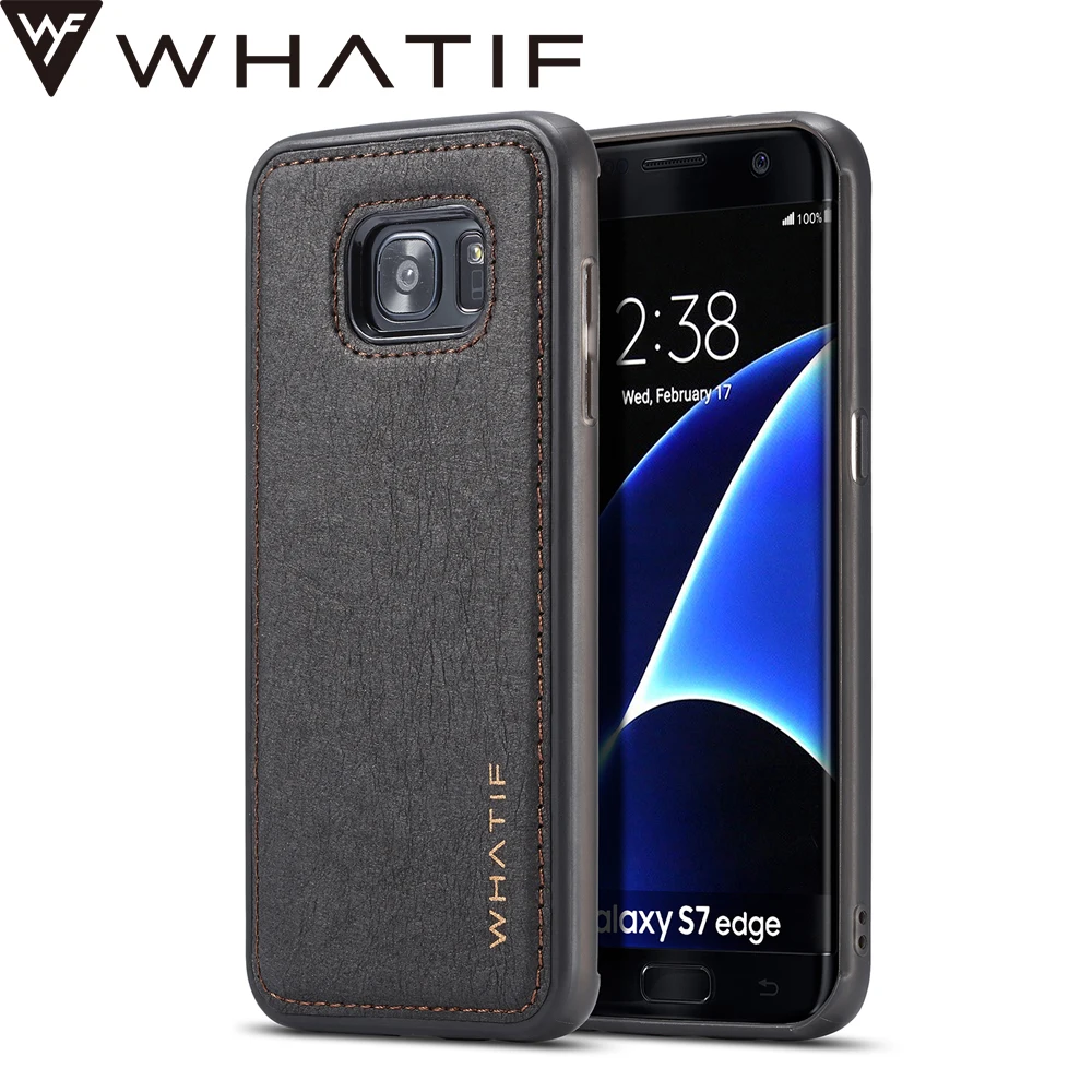 WHATIF чехлы для телефонов Samsung Galaxy S7 G930F крышка Edge G935F Чехол DIY особенность