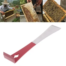 J Форма j-типа инструмент изогнутый хвост пчелиный Крючковой шабер красный Пчеловодство Нержавеющая сталь подъемник и скребок пчеловодства Tool