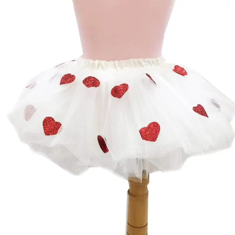 Bowknot Princess Tutu Skirt Baby Girls Summer Clothes Heart Kids Party Tutu for Girl Skirts Children Colorful Mini Pettiskirt 3