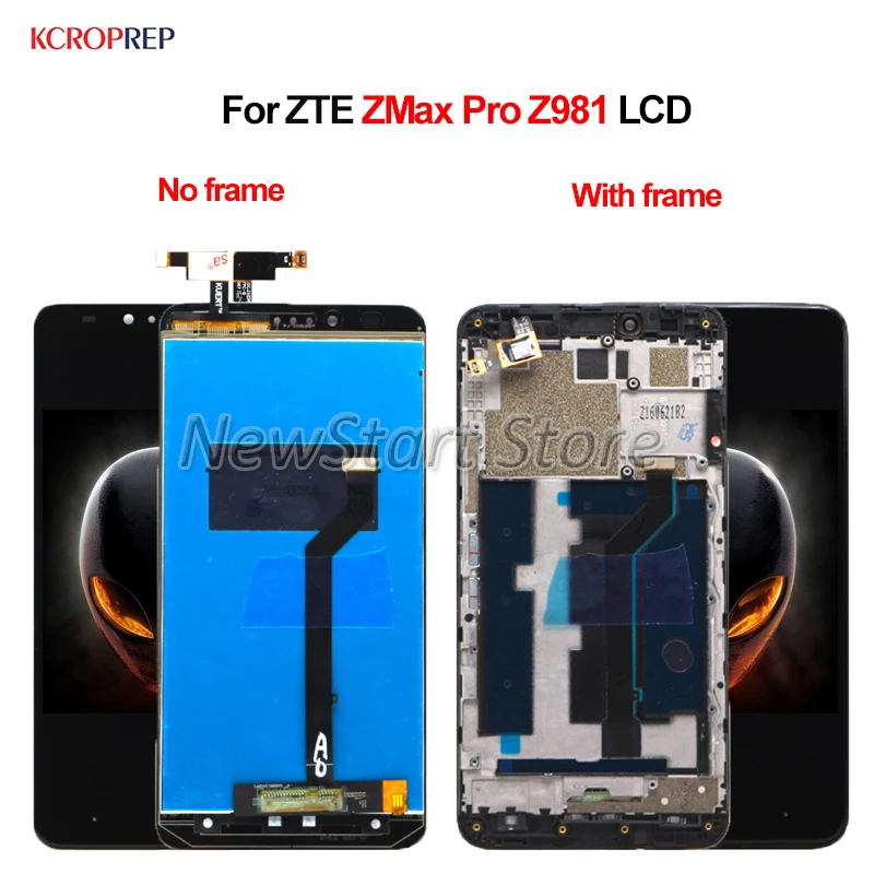 

For ZTE Zmax Pro Z981 LCD Display Touch Screen Digitizer Assembly 6.0" Replacement Accessory 100% Tested For ZTE Z981 lcd