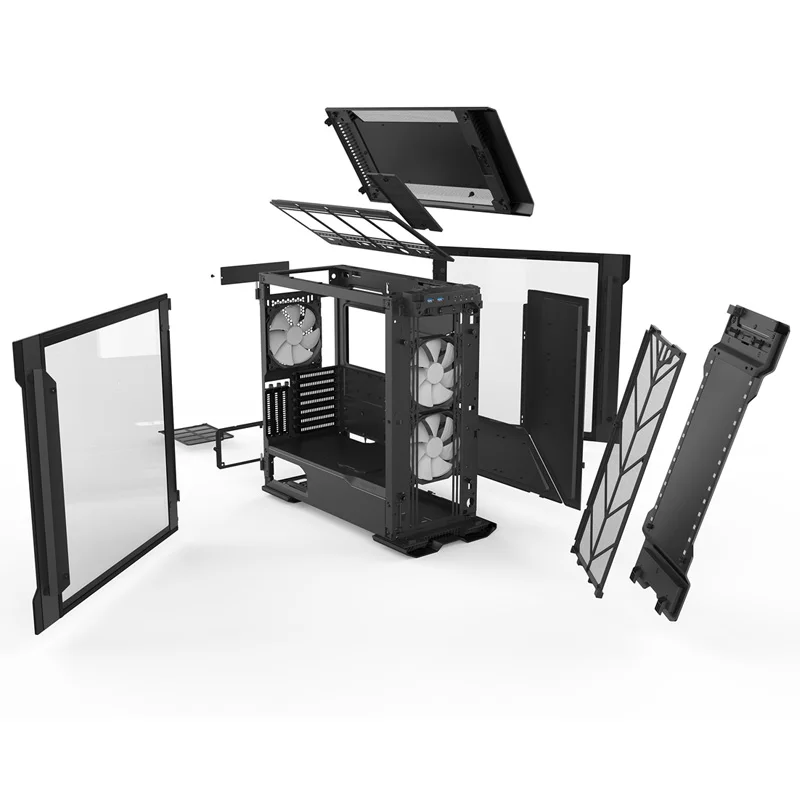 PHANTEKS 518XTG двойная система алюминиевое шасси (3 мм алюминий/с 3