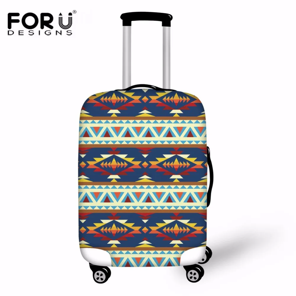 

FORUDESIGNS Native American Pattern Travel Luggage Cover Fashion Trolley Suitcase Protect Dust Bag Case Travel Accessories 18-30