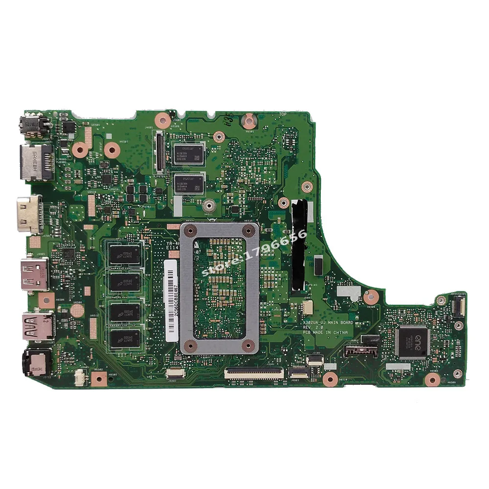 X302UJ с I3-6100 процессором 4 Гб ОЗУ материнская плата для ASUS X302U X302UA X302UJ материнская плата для ноутбука Rev 2,0 DDR4 4G X302UA-UJ основная плата