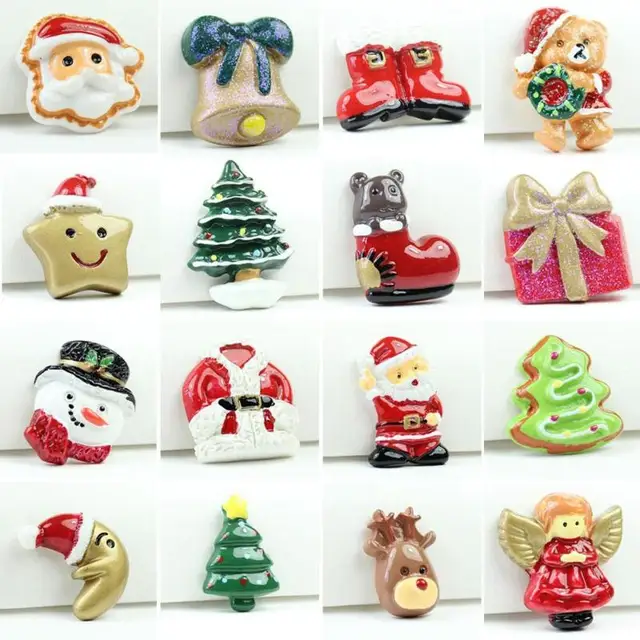 1PC Resin Santa Claus Reindeer Christmas Miniature Art Supply 1PC Resin Santa Claus Reindeer Christmas Miniature Art Supply Decoration Charm Crafts Ornaments Home Xmas Decor - 1PC Resin Santa Claus Reindeer Christmas Miniature Art Supply