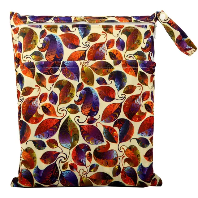 [Sigzagor]Wet Dry Bag, With Two Zippered Baby Diaper Bag, Nappy Bag