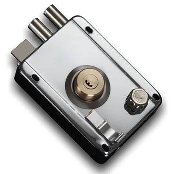 

Multiple Insurance Exterior Iron Door Locks Security Anti-theft Wood Gate lock for Door Furniture hardware