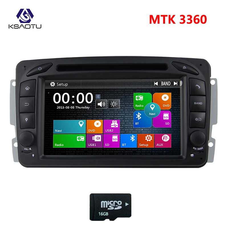 KSAOTU 7 &quotDAB + Win8 UI автомобильный DVD плеер SD GPS для Benz CLK/C/A/G-Class | Автомобили и мотоциклы