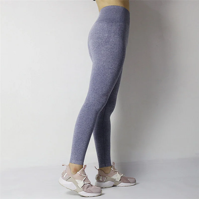 controle yoga calças cintura alta esporte ombre